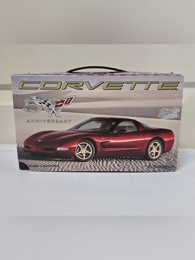 Corvette 50th Anniversary Red Collectible With Box Battery Operated